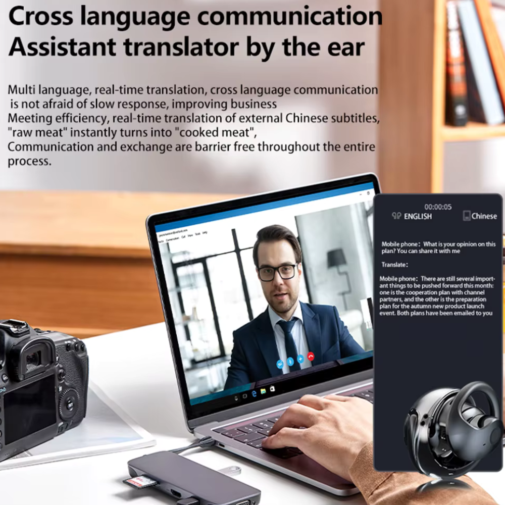 Auricolari wireless per traduzione